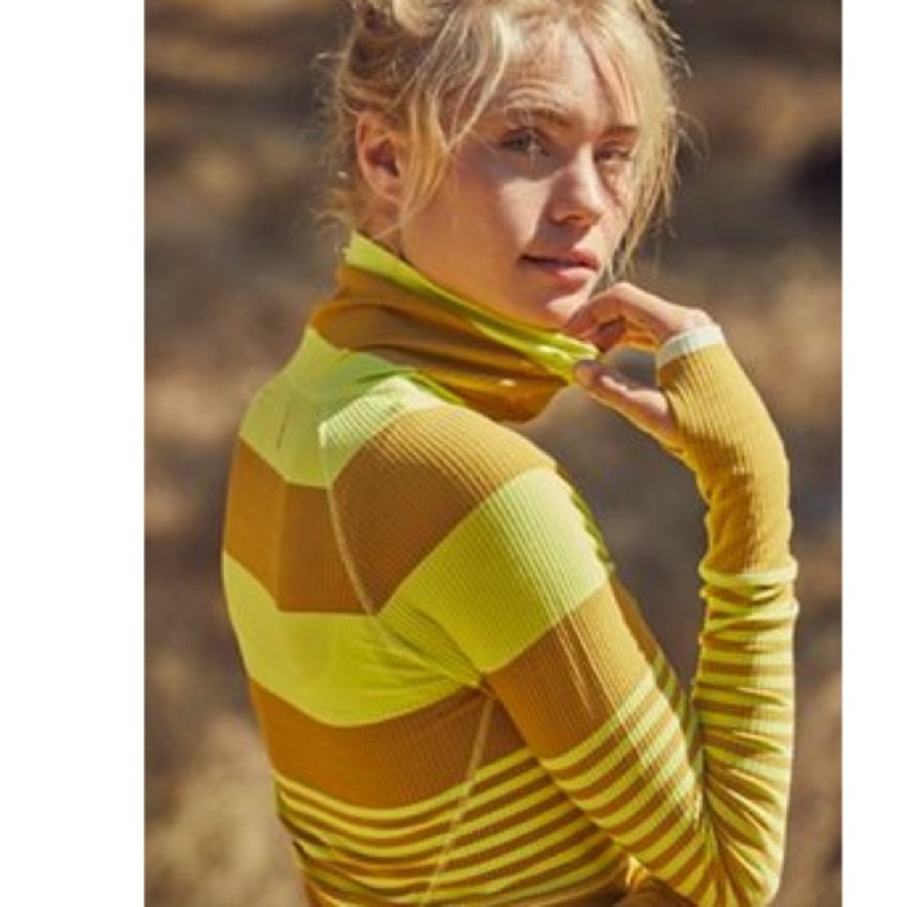 Free People top notch long sleeve layer